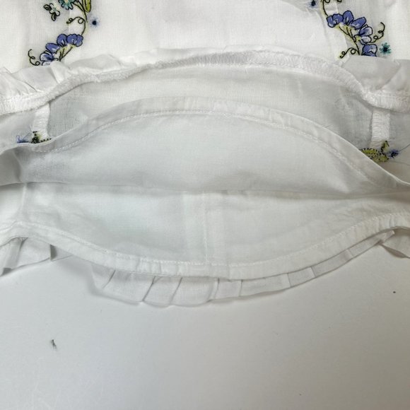 NWT Gymboree Girl Lavender Print Bike Short & Handkerchief Top Size 12-18 Mon. - Picture 5 of 6